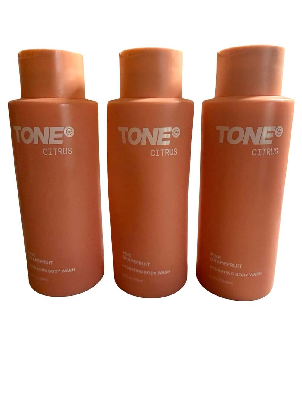 TONE Citrus Pink Grapefruit Hydrating Body Wash - 500ml (Set of 3)